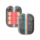 Transparent Magnetic Snap-On Storage Case for Switch 2 Joy‑Cons - cabestdeal